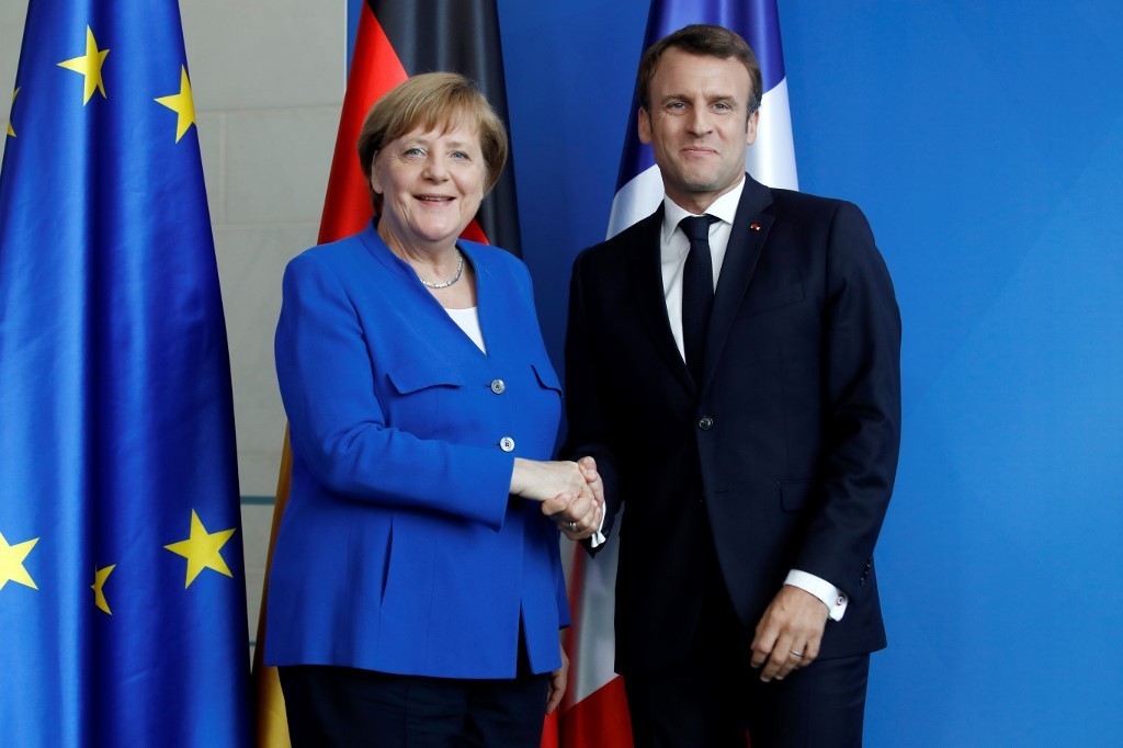 Angela Merkel reconoce confrontaciones con Macron