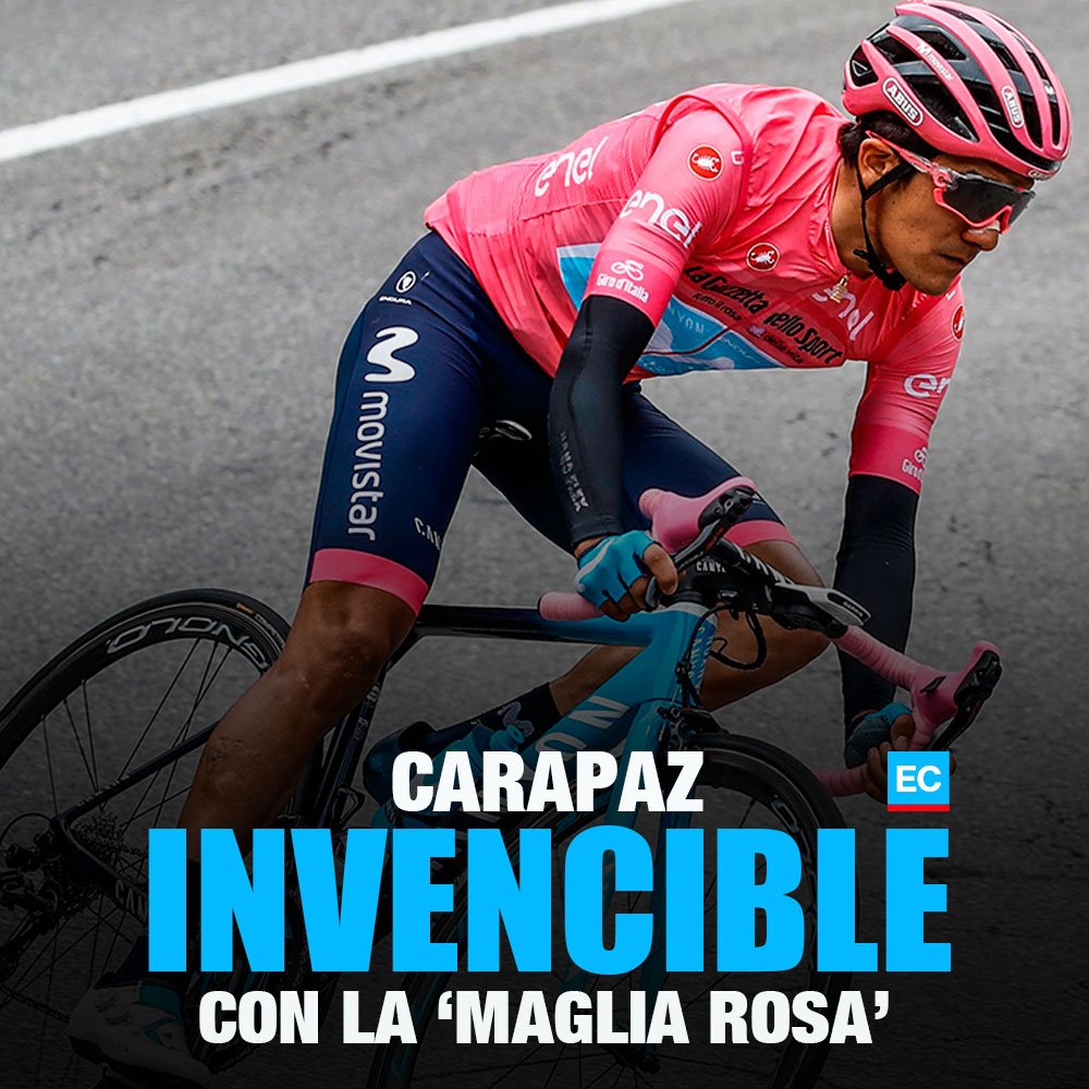 Carapaz aguantó ataques y sigue líder el Giro