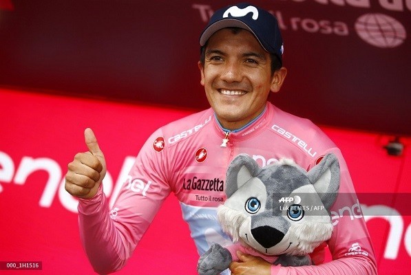“Un buen día” para compañero de Amador en el Giro de Italia