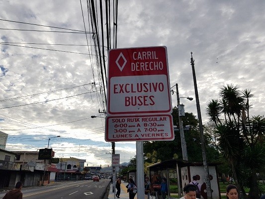MOPT: 170 mil usuarios en Guadalupe reducirán tiempo de viaje por carril exclusivo