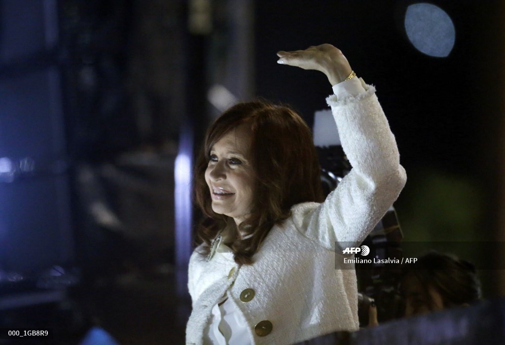 Cristina Kirchner se postula como vicepresidente de Argentina