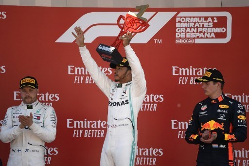 Hamilton ganó el Gran Premio de España y encabeza la F1