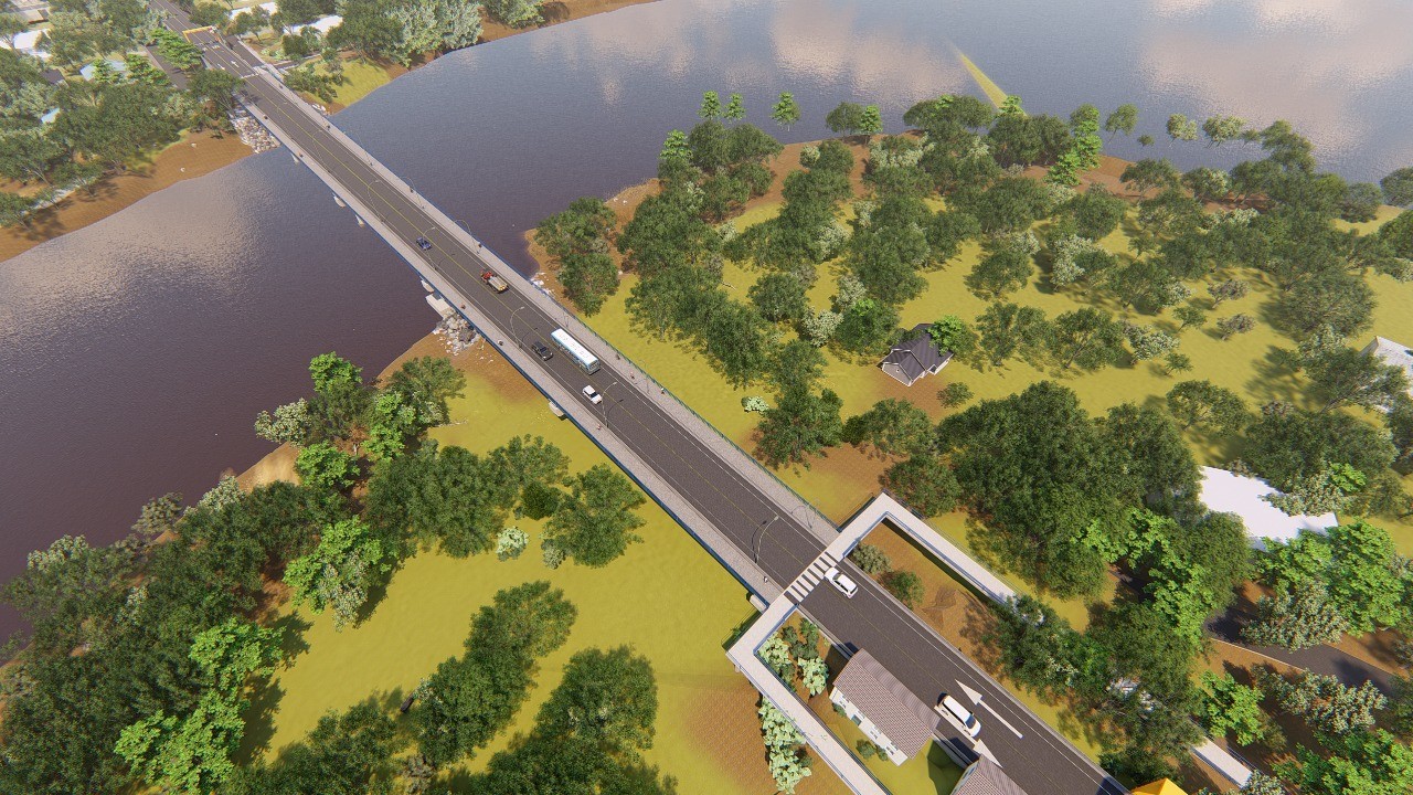Obras de puente sobre río Sixaola muestran avance del 36%