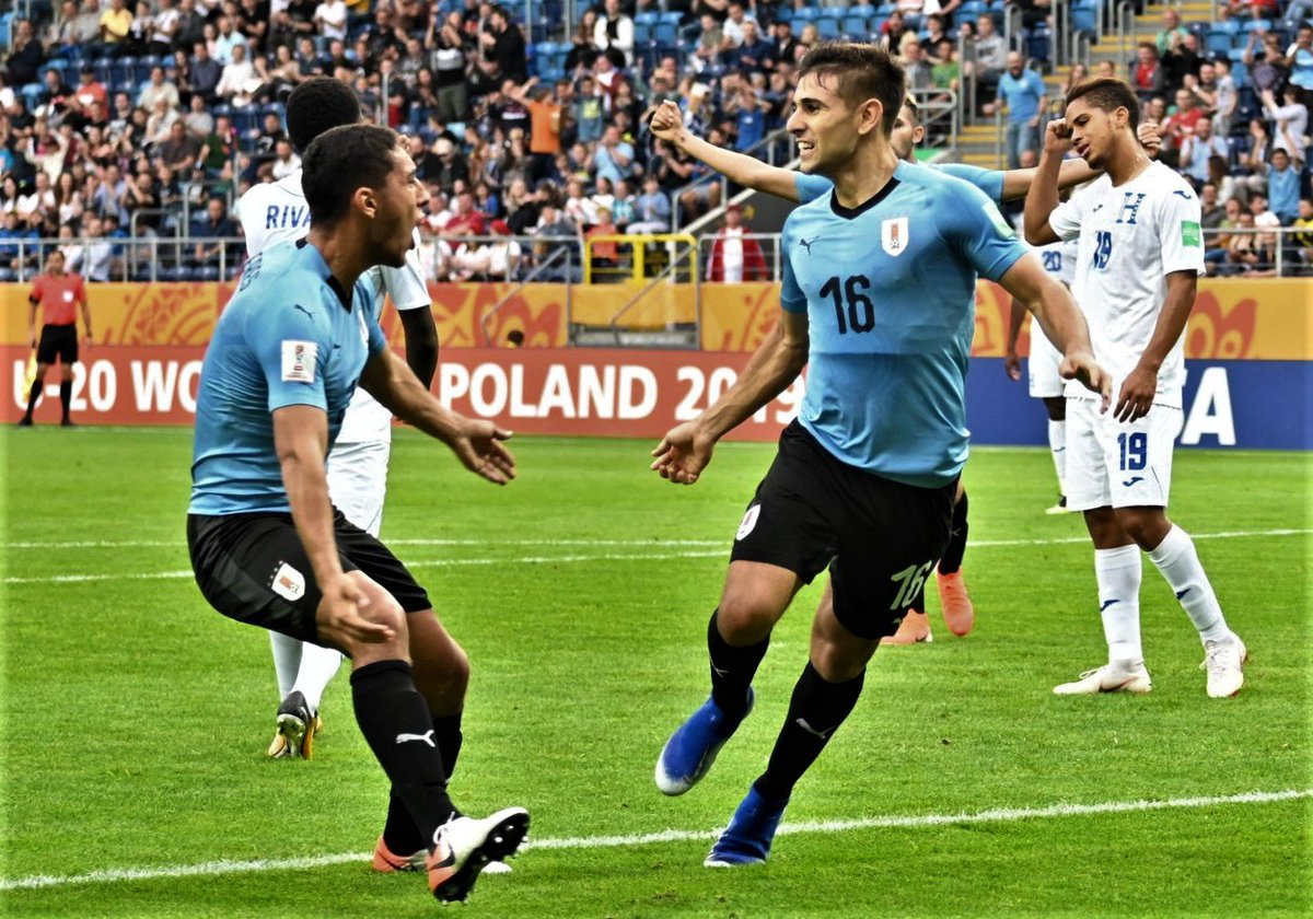 Uruguay se clasifica a octavos del Mundial Sub-20