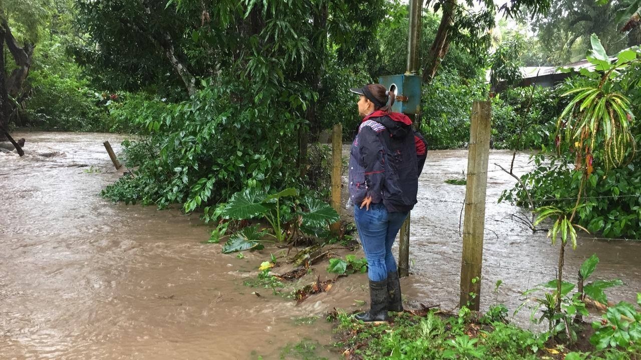 Vivienda de adultos mayores en San Ramón afectada tras fuertes lluvias