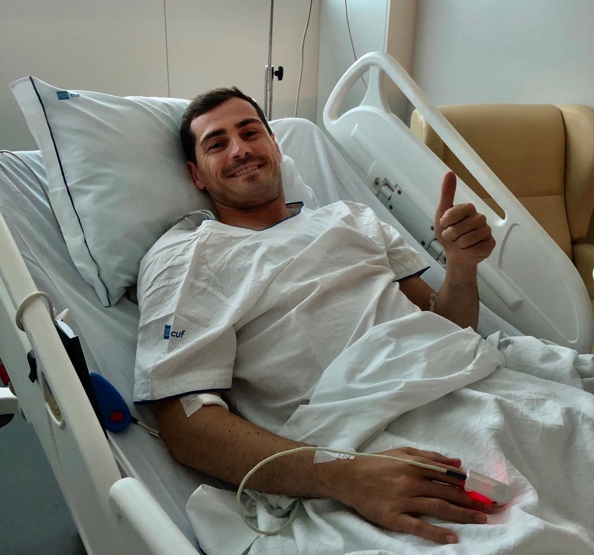 Sara Carbonero afirma que Casillas podría salir del hospital el lunes