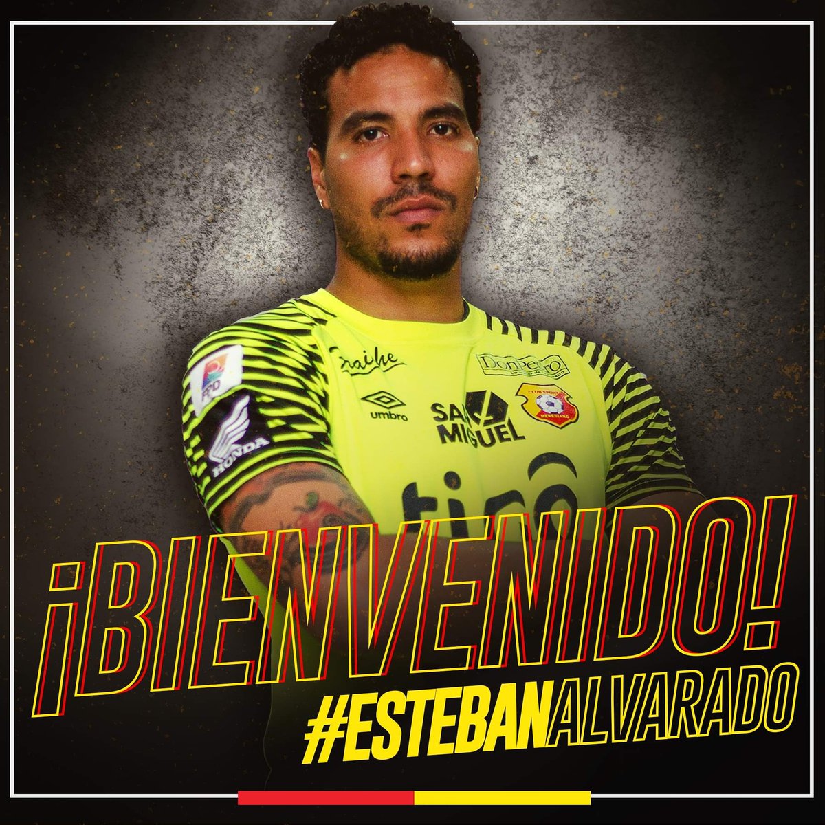 Esteban Alvarado jugará con Herediano