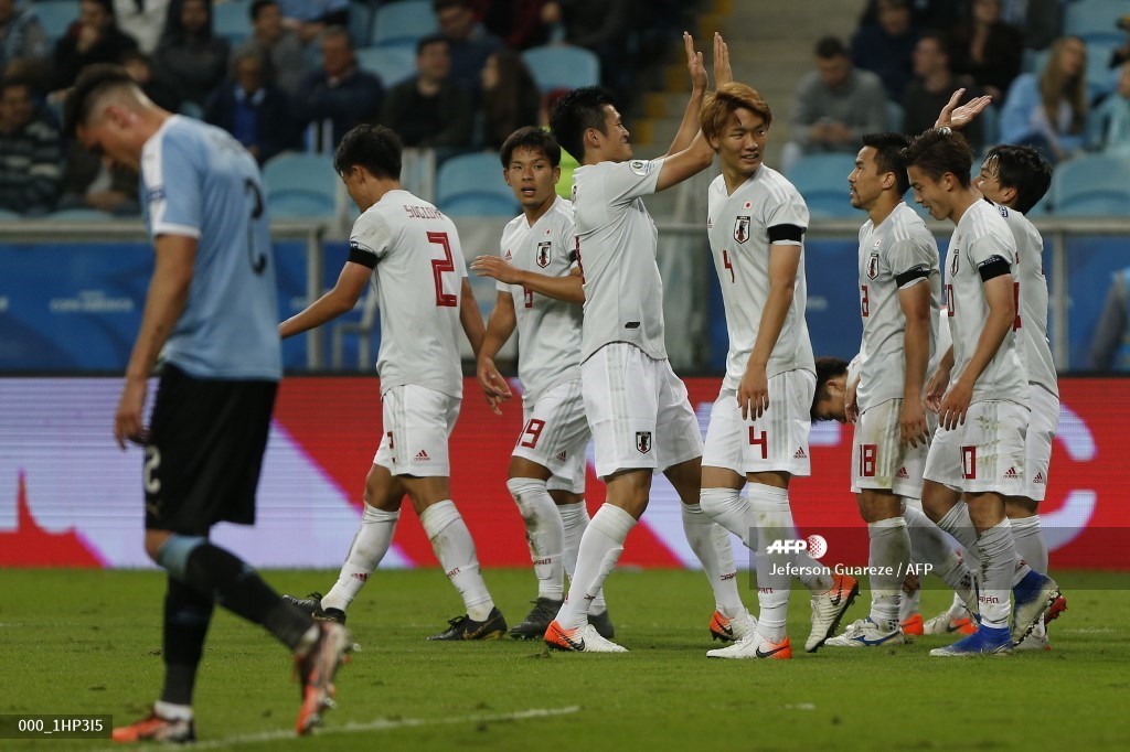 Japón frenó a Uruguay, que deberá jugarse el boleto a cuartos contra Chile