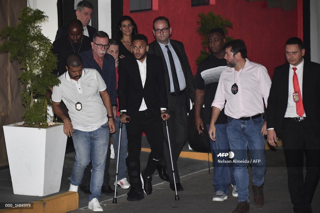 Neymar fue interrogado más de 5 horas por denuncia de violación