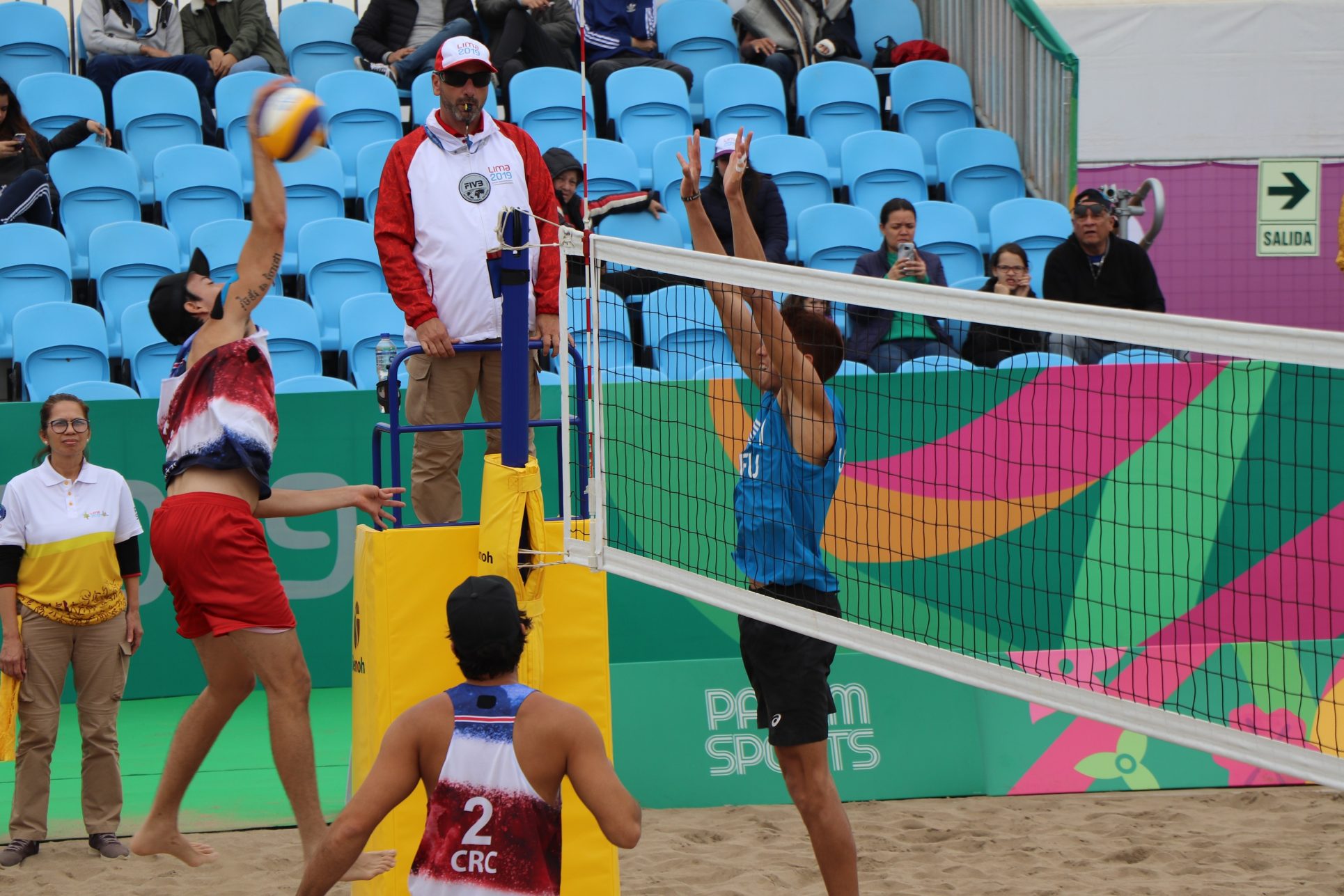 Voleibol de playa masculino tico fue eliminado de los Panamericanos