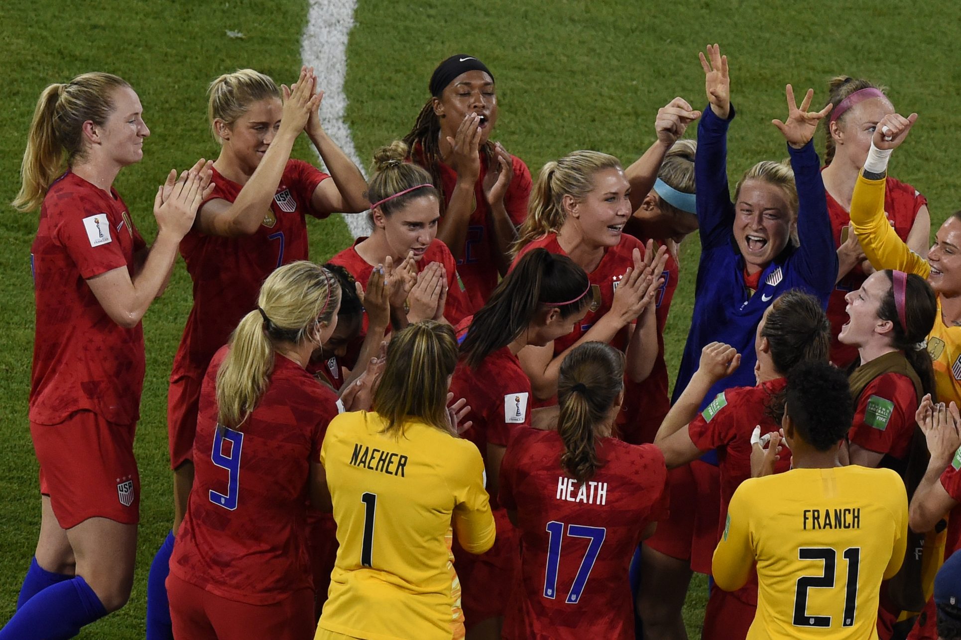 Estados Unidos vence a Inglaterra y pasa a la final del Mundial Femenino