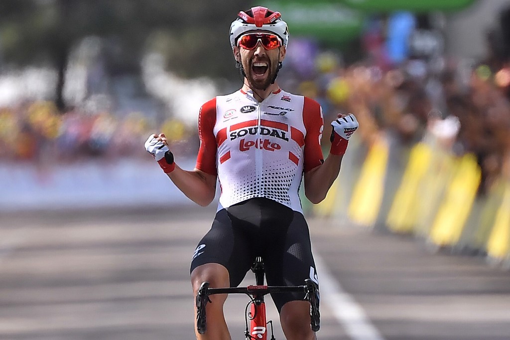 Francés Alaphilippe recupera la cima del Tour de Francia
