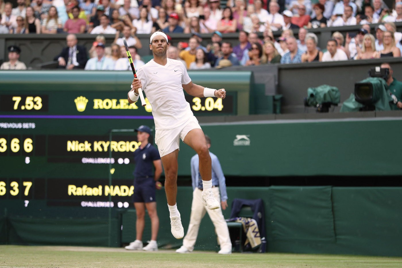 Rafael Nadal supera el gran escollo de Kyrgios en Wimbledon