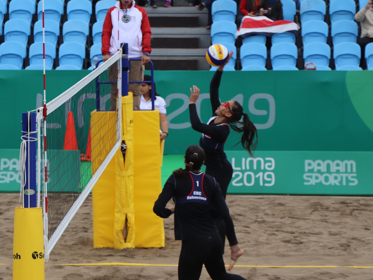Voleibol de playa tico pasa a cuartos de final en Panamericanos