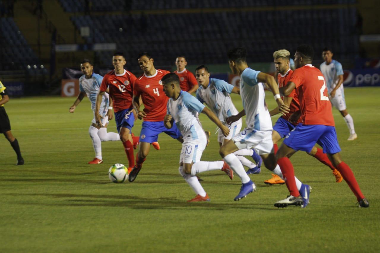 Costa Rica goleó 0-3 a Guatemala camino a los Juegos Olímpicos