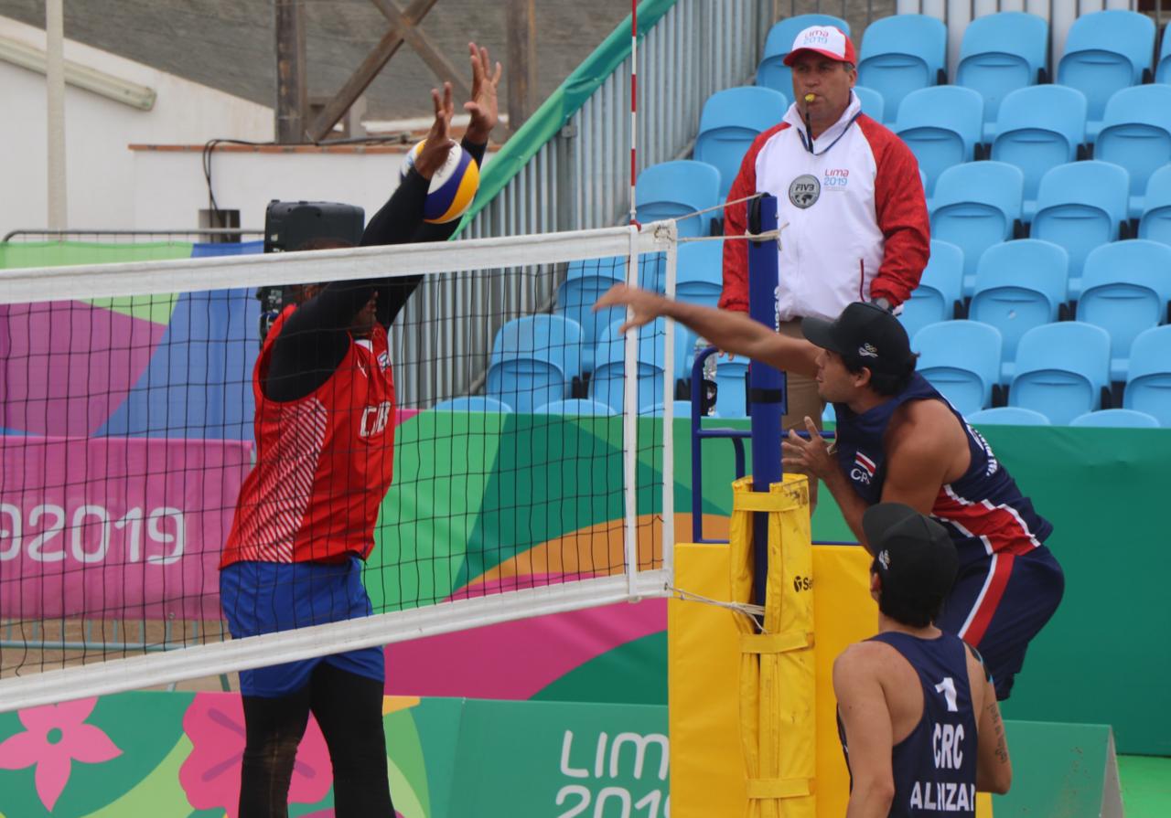 Costa Rica acumula derrotas en voleibol de playa masculino en Panamericanos