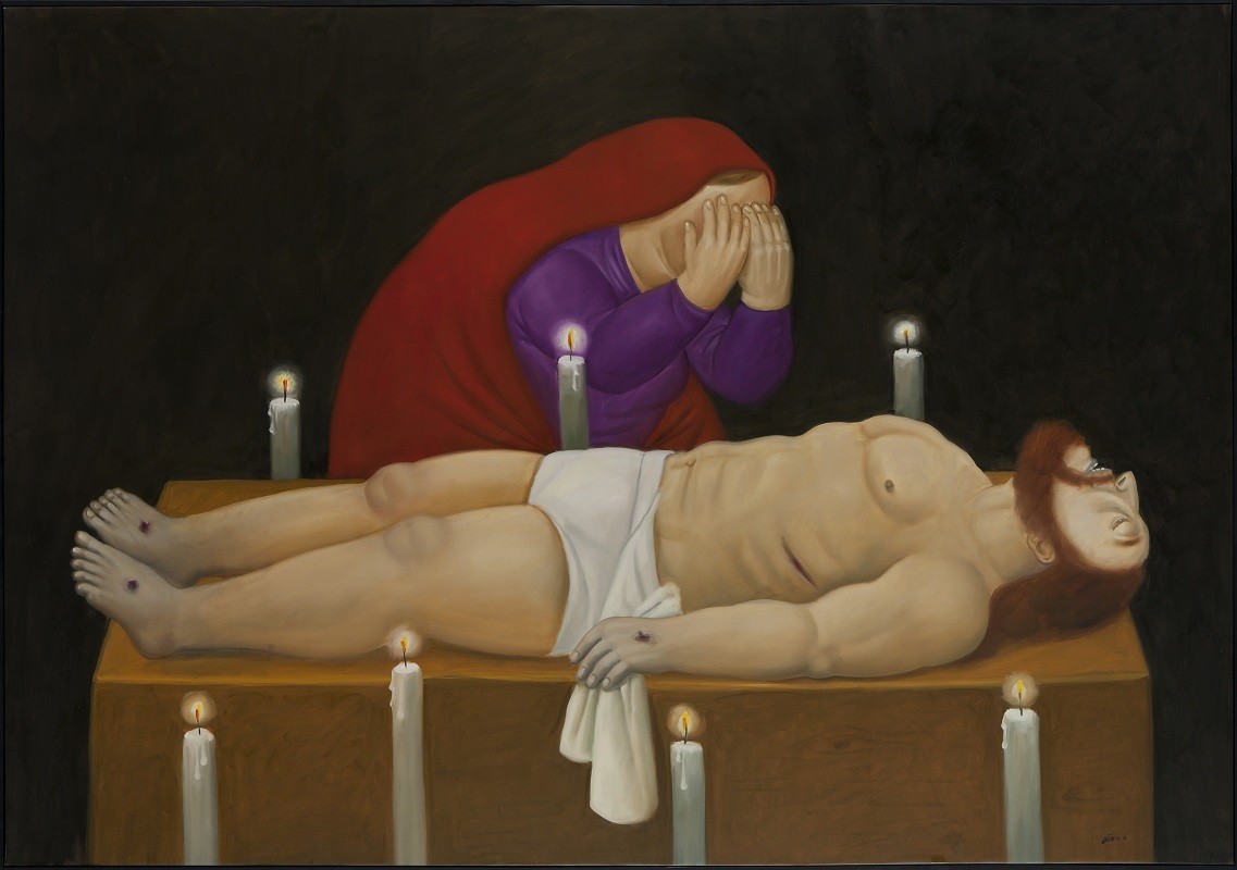 Este martes comienza el montaje del ‘Viacrucis’, de Botero, en la Galería Nacional