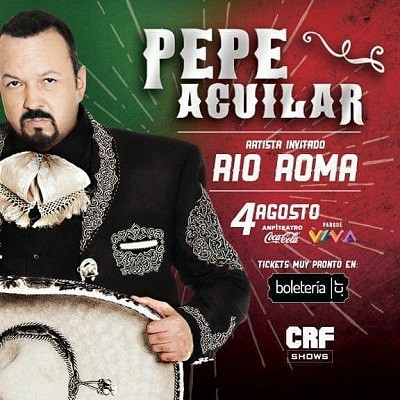 Cancelan concierto de Pepe Aguilar y Río Roma; dos eventos ‘se caen’ en menos de 24 horas