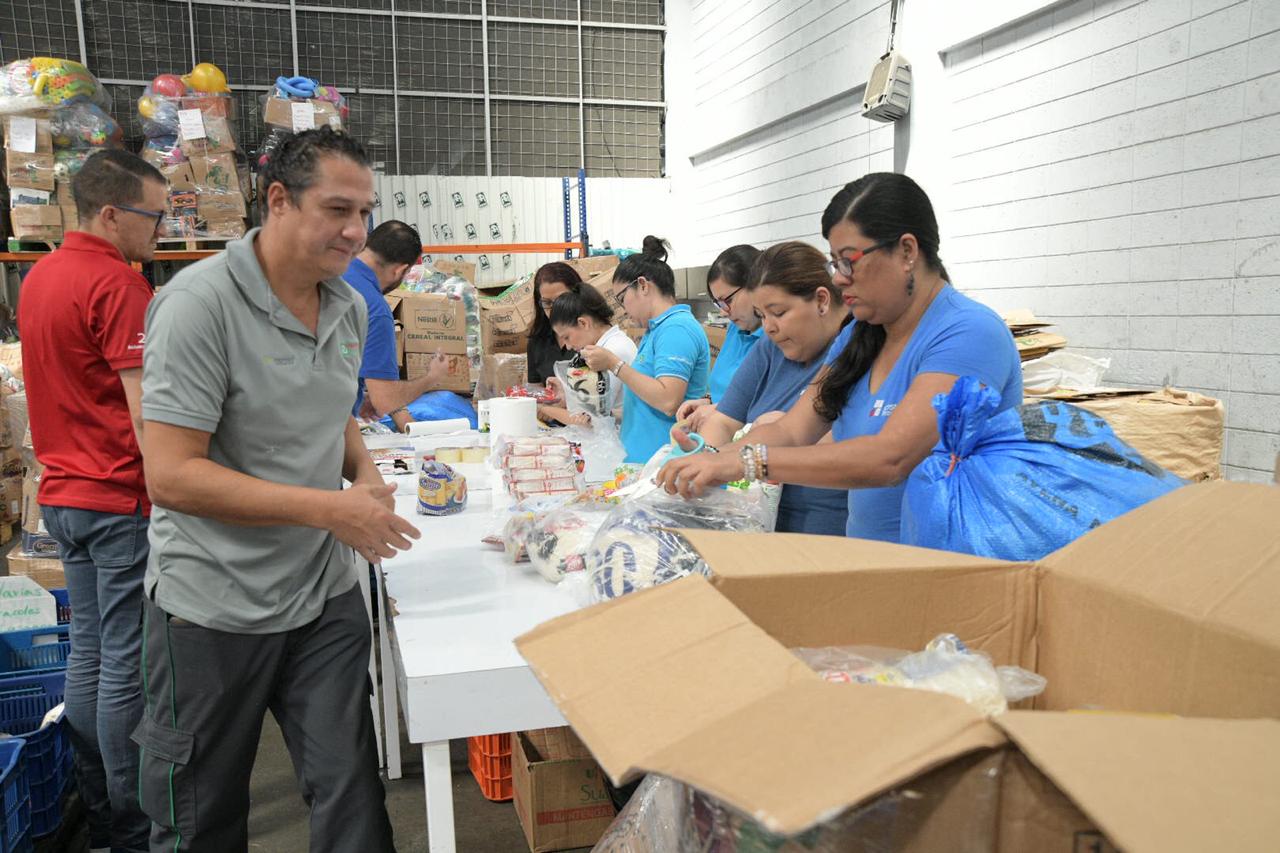 Voluntarios entregaron alimentos a personas en riesgo, ante amenaza del desperdicio
