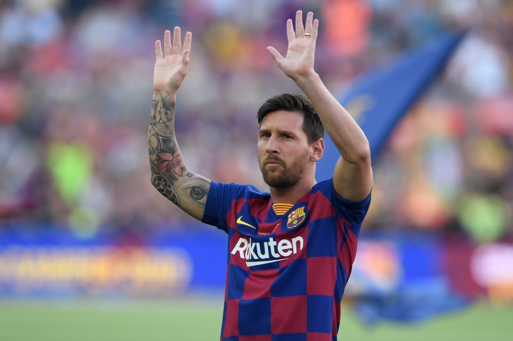Messi se lesionó en su primer entrenamiento con el Barcelona