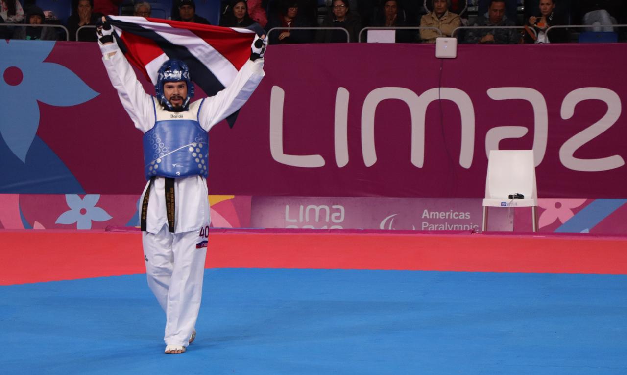 Taekwondo da tercera medalla a Costa Rica en los Parapanamericanos