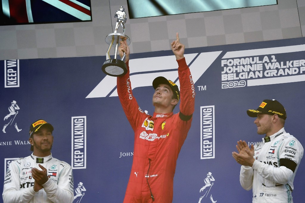 Charles Leclerc logra en Spa su primera victoria en Fórmula Uno
