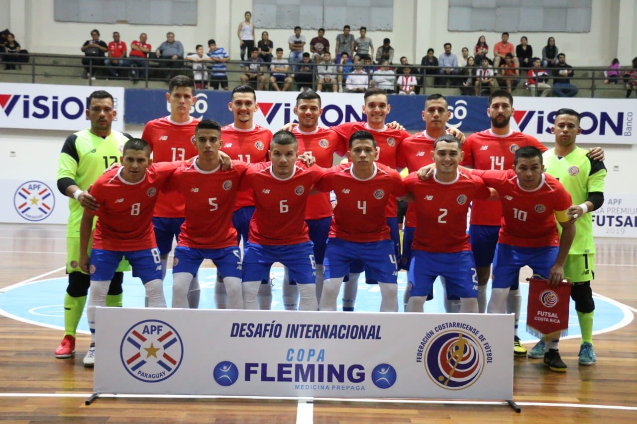Selección de fútbol sala sucumbe 4-1 en Paraguay