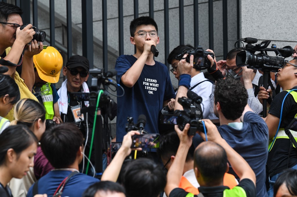 Detienen a activista que lucha por libertad en Hong Kong