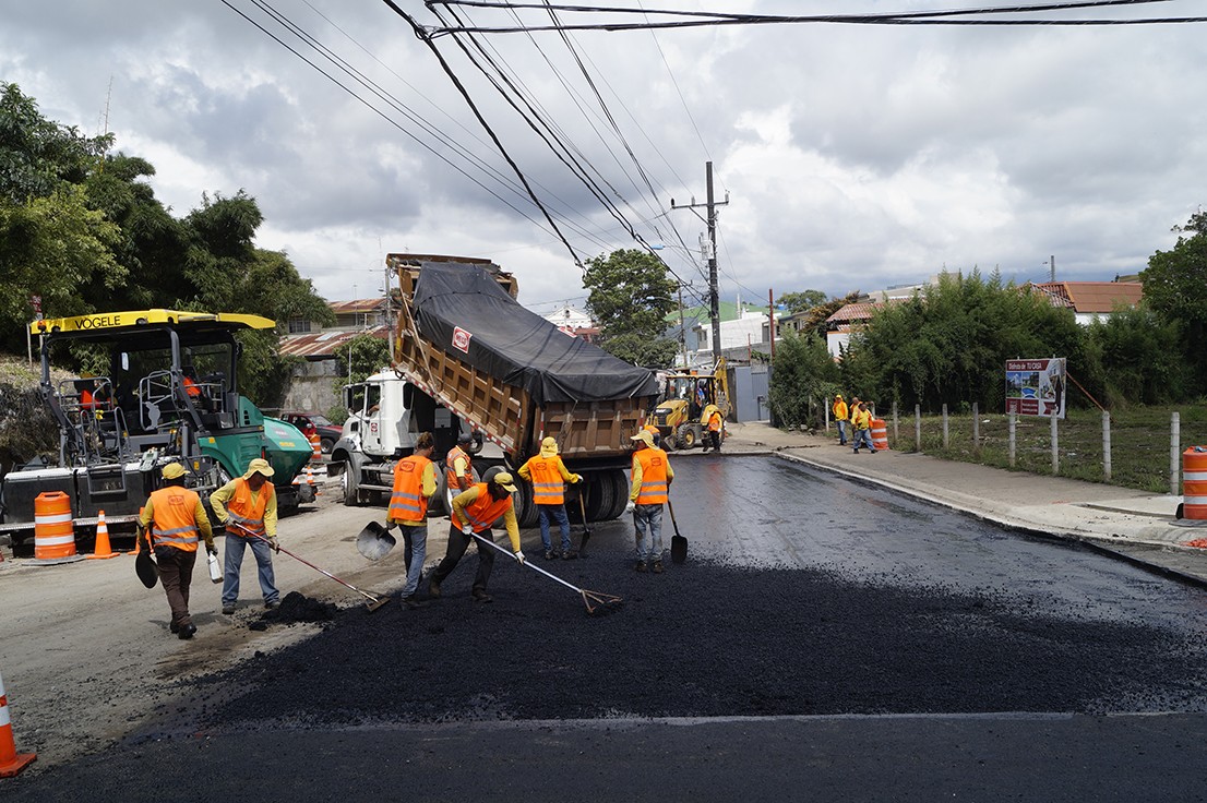 MOPT prevé la próxima semana dar orden de inicio a trabajos de asfaltado en diferentes vías nacionales