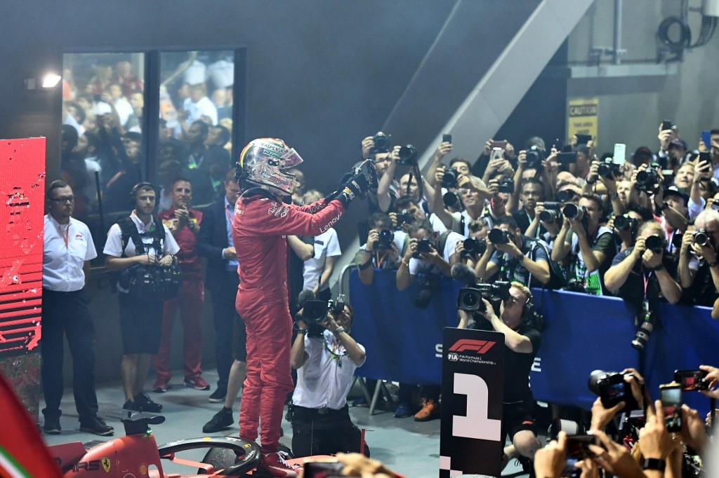 F1: Sebastian Vettel gana el Gran Premio de Singapur