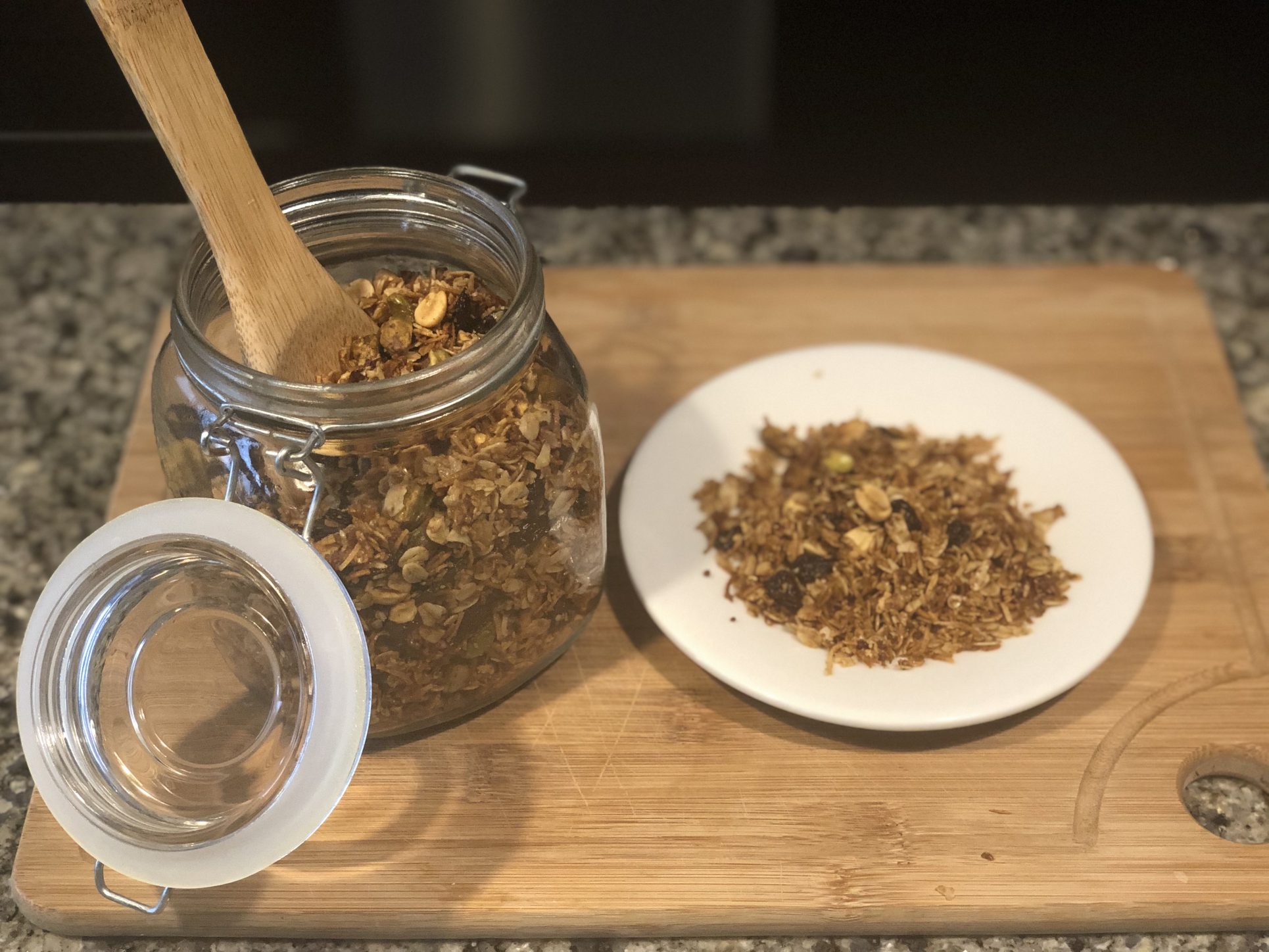 Cocinar en Casa: Granola con coco y miel