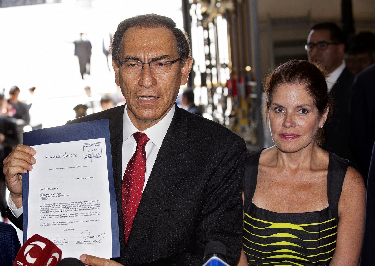Presidente de Perú promulga decreto de urgencia para realizar elecciones al Congreso en 2020