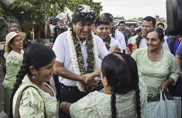 Evo Morales está en Cochabamba, su cuna política