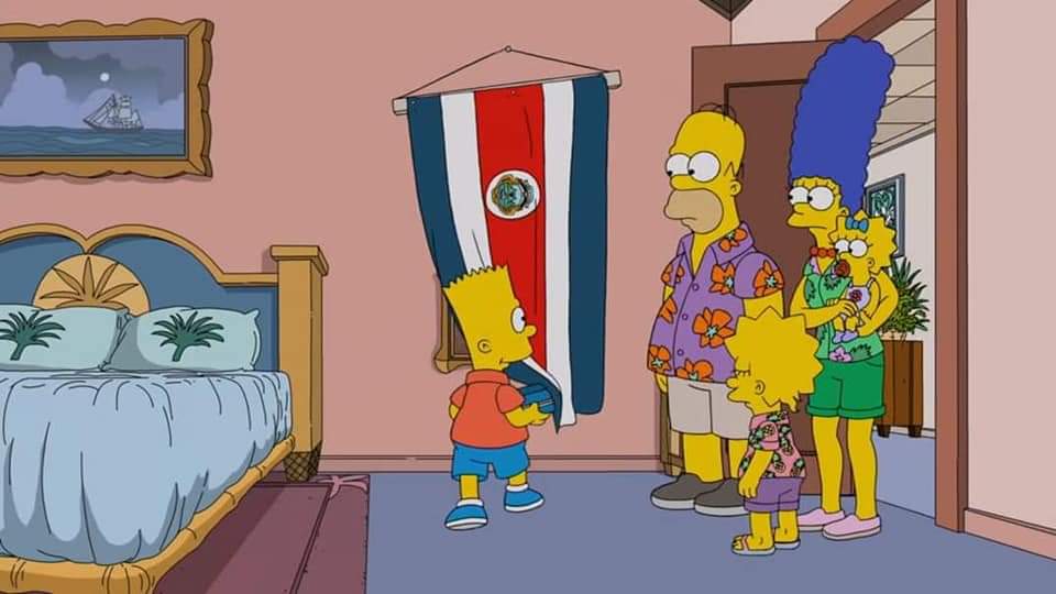 Los Simpson aprenden el ‘pura vida’: “cuando tú crees que estás relajado, pero como mil veces más relajado”