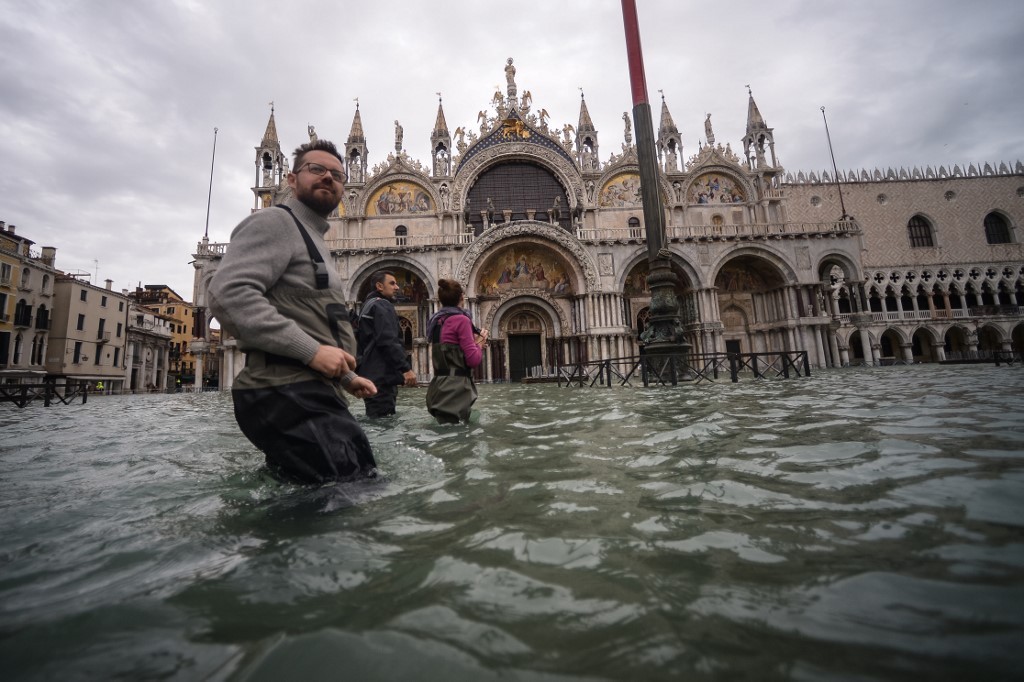El mal tiempo no da tregua a Venecia y se temen nuevas mareas altas