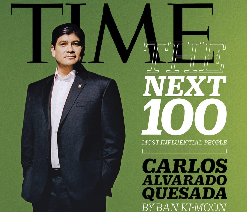 Revista Time incluye a Carlos Alvarado en lista de “100 líderes del futuro”