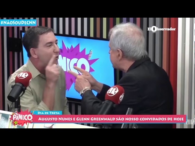 Periodista Glenn Greenwald recibe manotazo en la cara durante debate en radio de Brasil