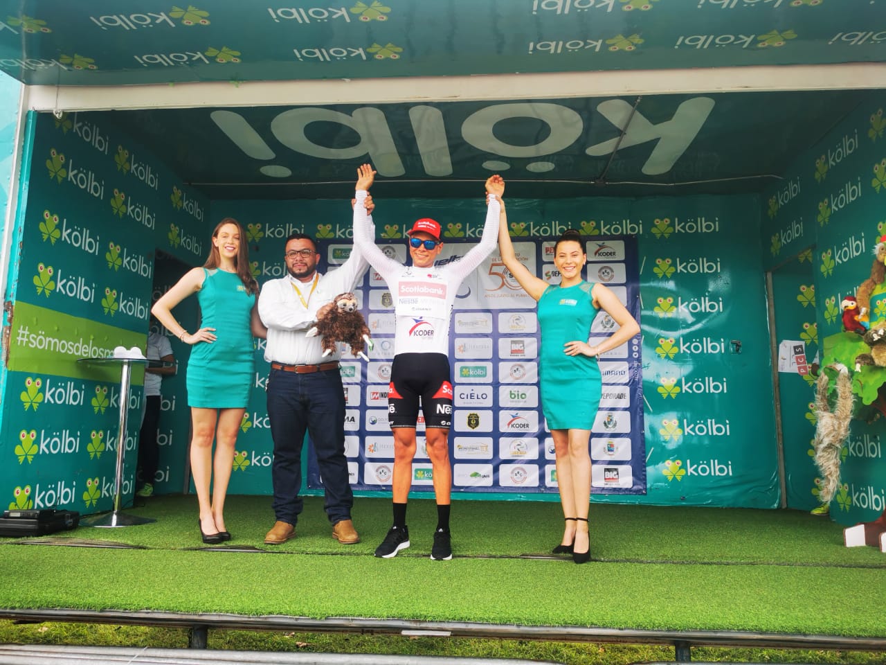 Costa Rica debuta en el podio de la Vuelta Ciclística 2019