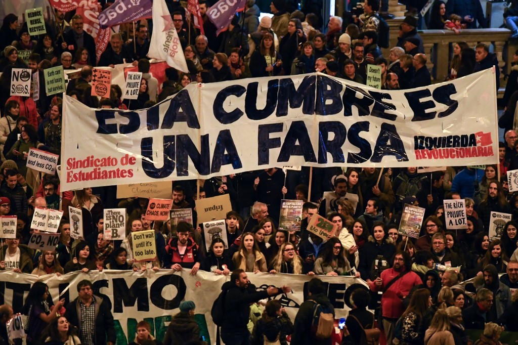 Con Greta Thunberg, miles de personas en Madrid exigen acciones a la COP25