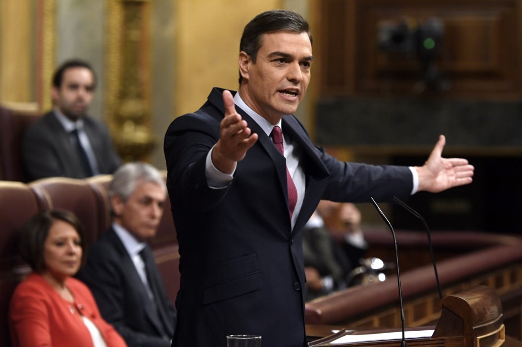 El socialista Pedro Sánchez investido como presidente del gobierno español