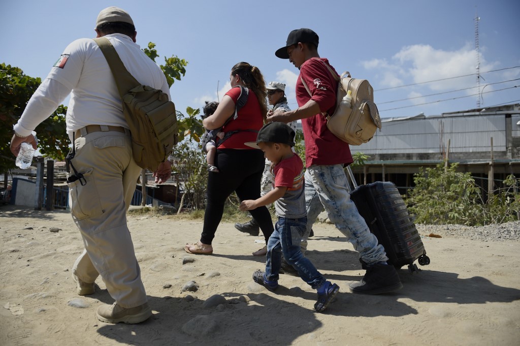 México ha detenido a más de 2.000 centroamericanos en su frontera sur