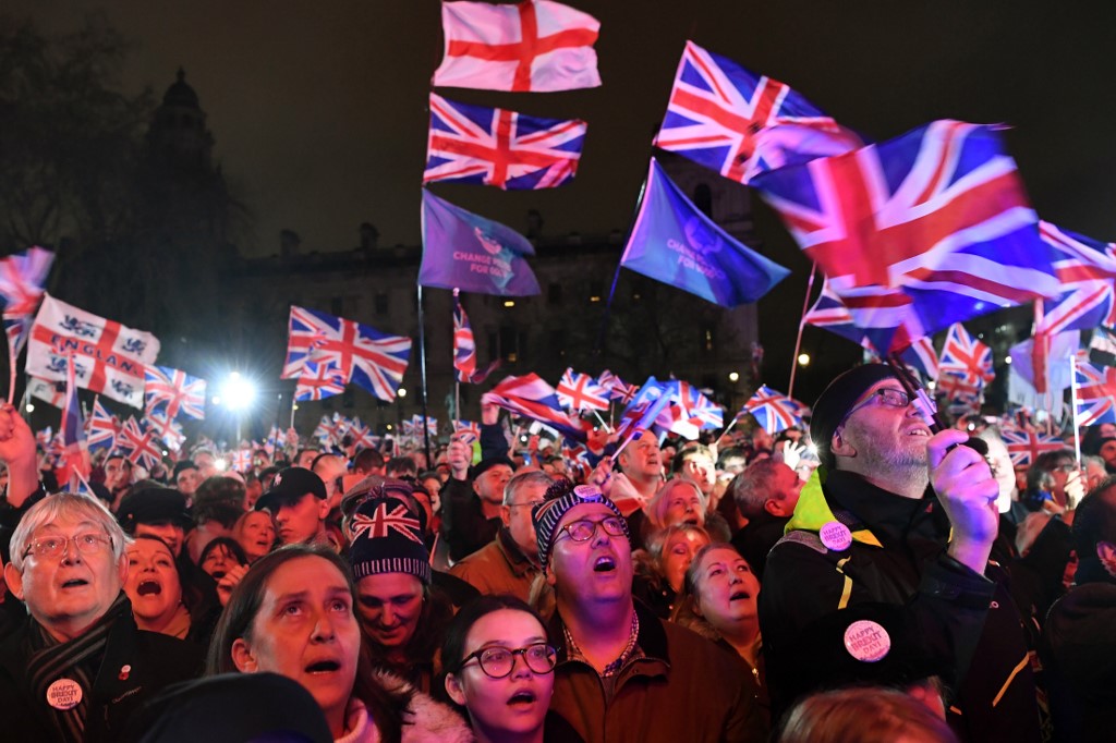 Con gritos de “¡Libertad!” Reino Unido abandonó oficialmente la Unión Europea