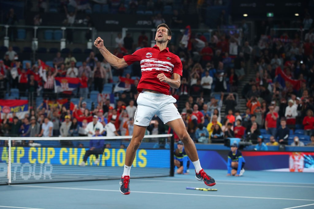 La Serbia de Novak Djokovic derrota a España y gana la ATP Cup