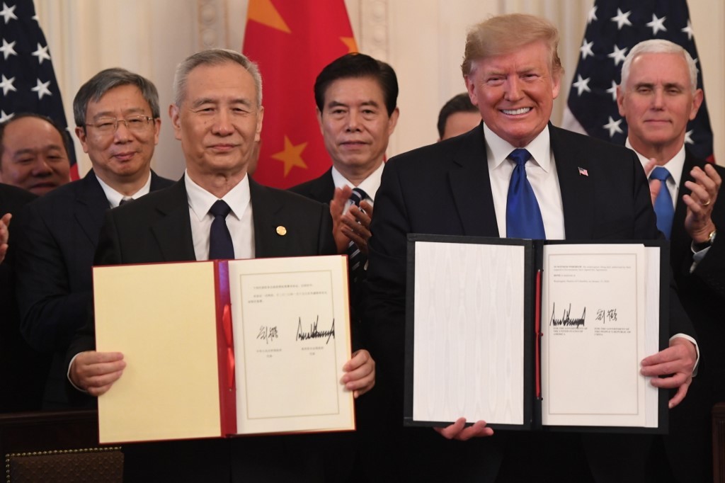 EE.UU. y China firman “trascendental” acuerdo comercial