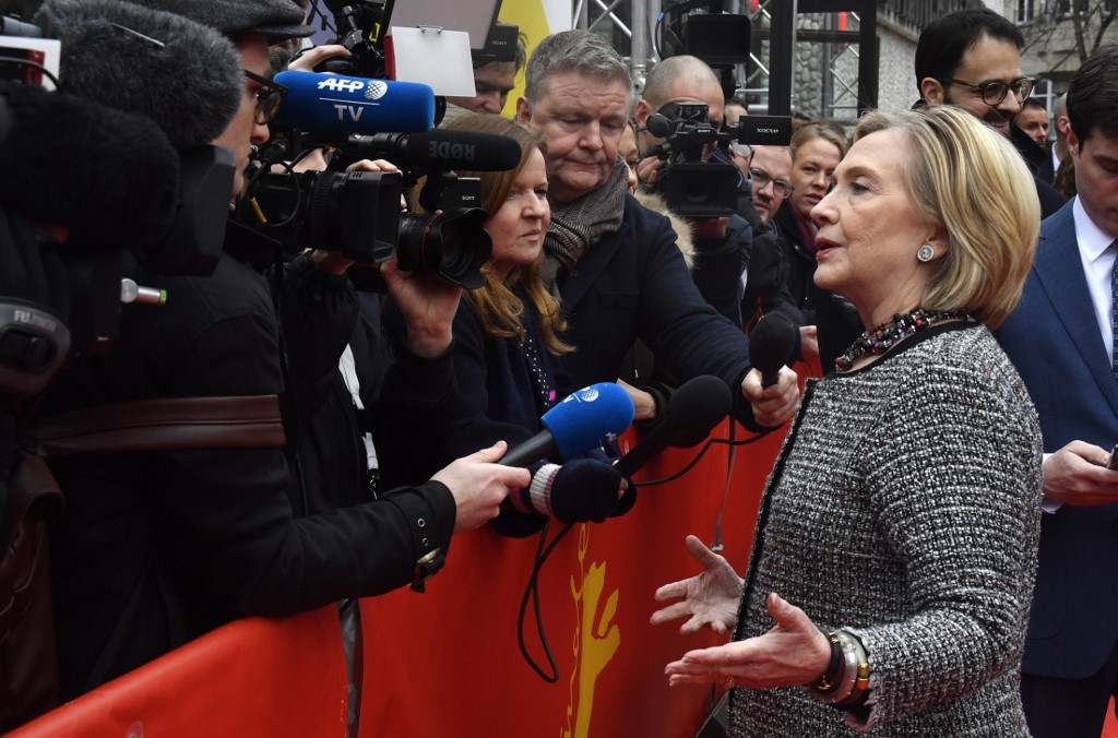 Hillary Clinton afirma en la Berlinale que Trump es un “peligro para la democracia”