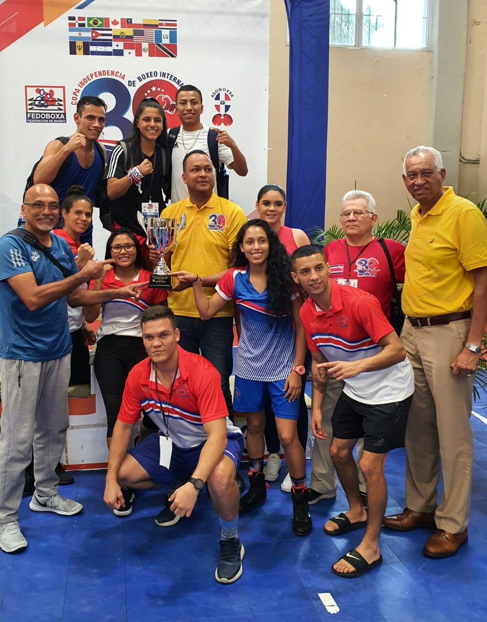 Boxeo tico ganó dos oros, tres platas y un bronce en Dominicana