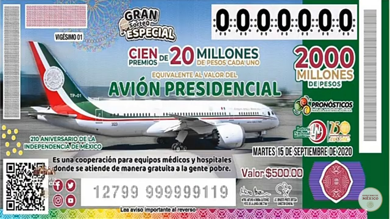 López Obrador confirma rifa simbólica del avión presidencial de México