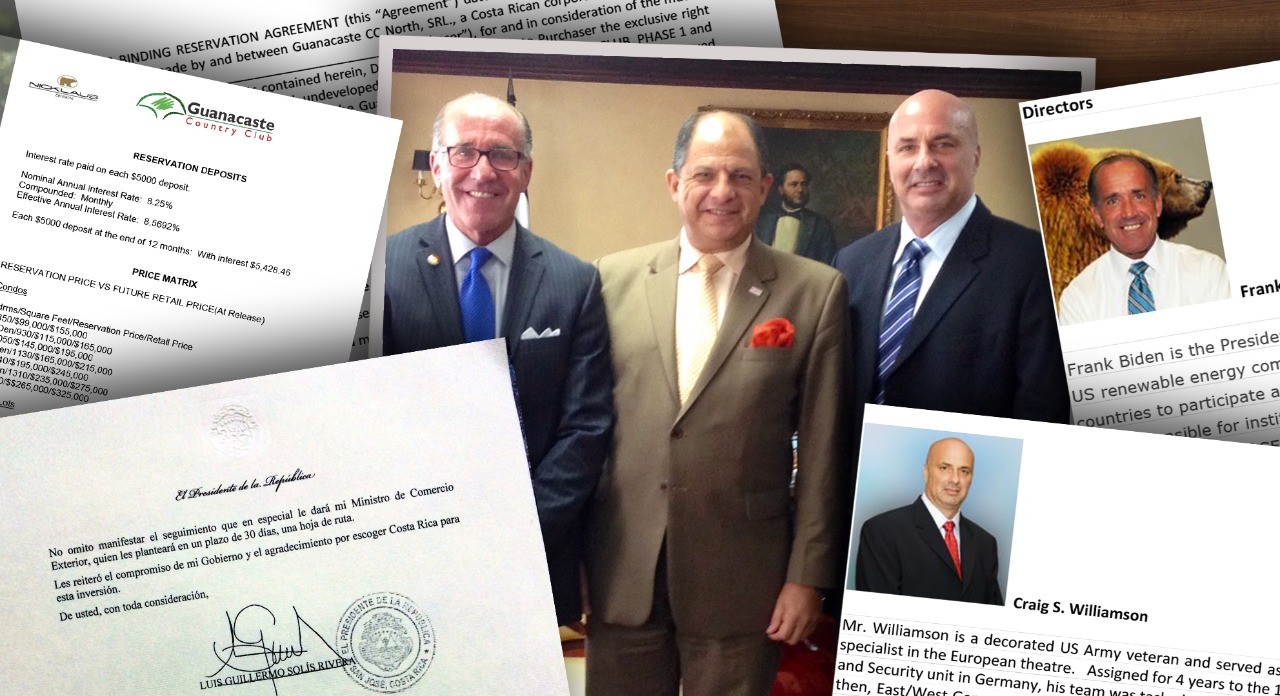 Empresa de hermano de Joe Biden usó carta de expresidente Solís para presunta estafa en Costa Rica