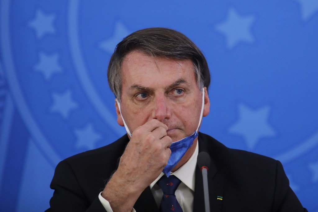 Presidente de Brasil Jair Bolsonaro anuncia que tiene coronavirus