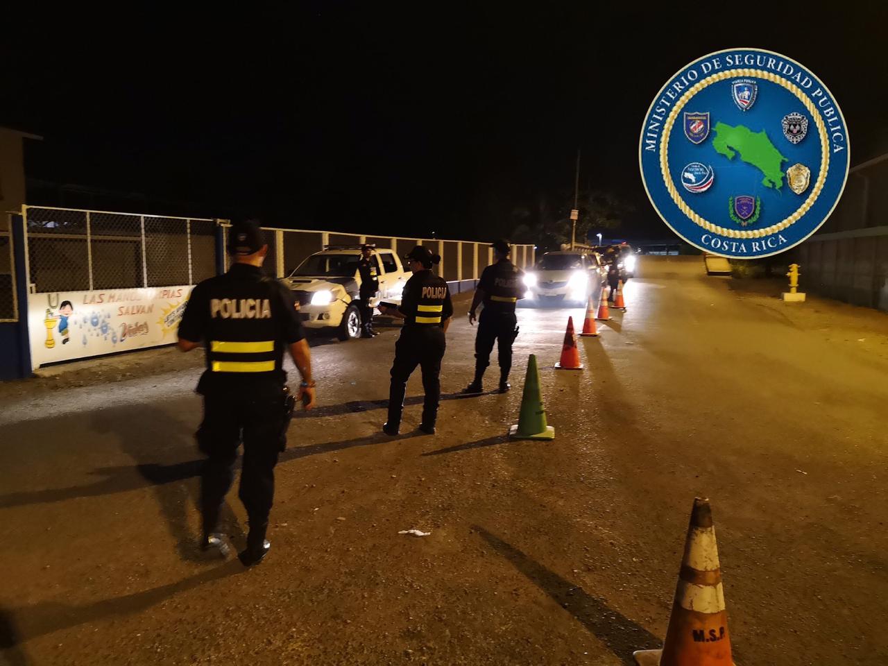 Megaoperativos en Limón, Pavas y otras zonas concluyen con 66 detenciones